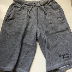 Calvin Klein Jeans Kids L Grey Cotton Shorts w/ Pockets